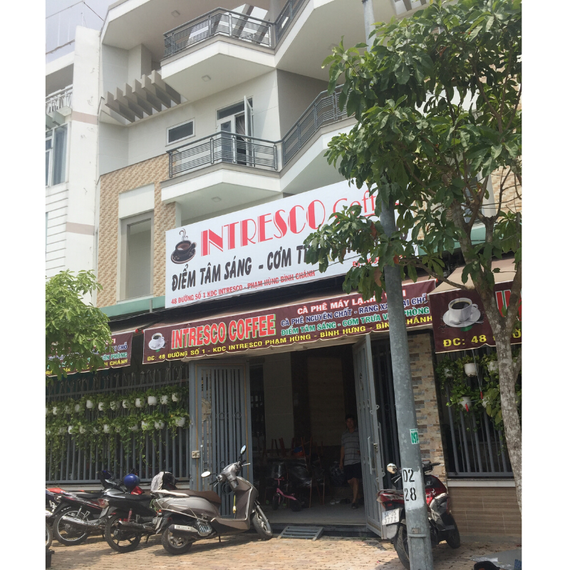 Thiết Kế Bảng Hiệu TOLE Intresco Coffee Độc Đáo Quận 7 - CÔNG TY TNHH QUẢNG CÁO SÀI GÒN 2 Bang Hieu Intresco Coffee