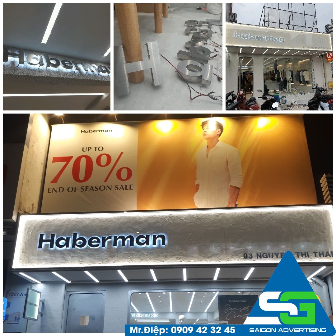 chữ nổi inox dẹp 1