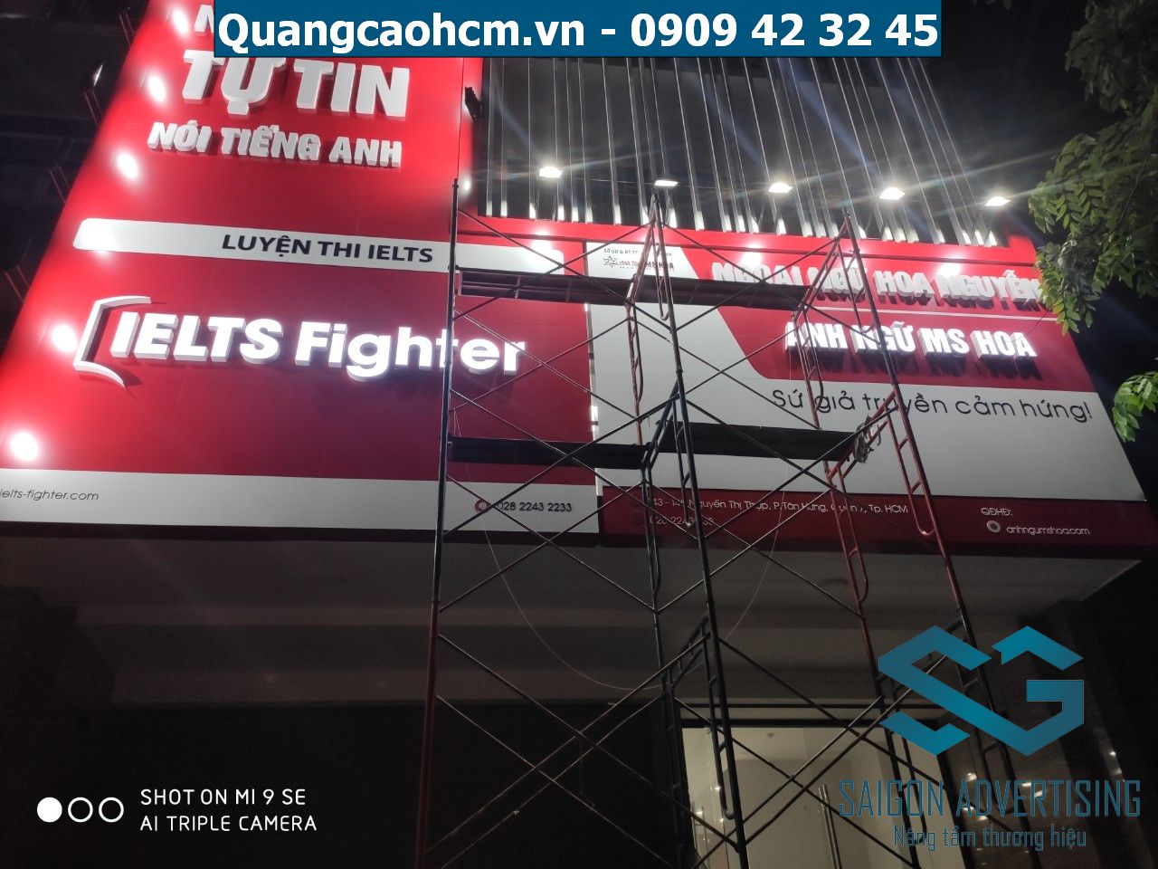 Làm bảng hiệu quận 3 giá rẻ, Thiết kế lắp đặt miễn phí 9 Biển quảng cáo Quận 3