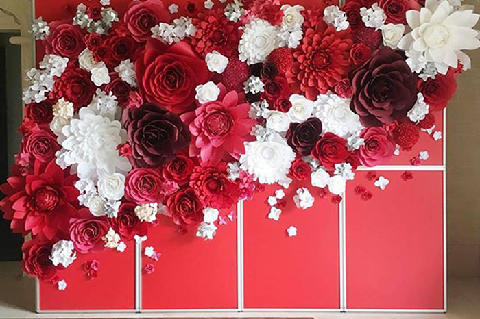 backdrop tiệc tất niên